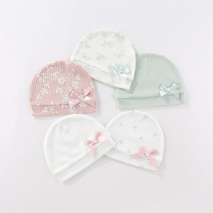 15 Pack Infant Hats Gloves Socks Unisex Baby Boy Girl Accessories Set Cotton New Born Caps Mittens