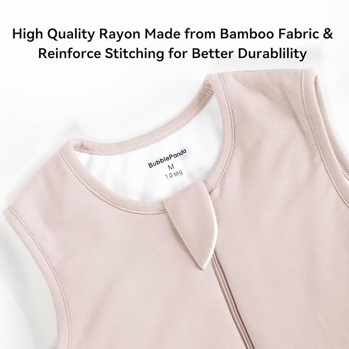 Rayon Made from Bamboo Toddler Sleep Sack with Feet 12-24 Months 1.0 Tog Ultra Soft Toddler Sleeping Sack 1t-2t Sleep Bag Walker Quilted Wearable Blanket with Legs 2-Way Zipper Lightweight