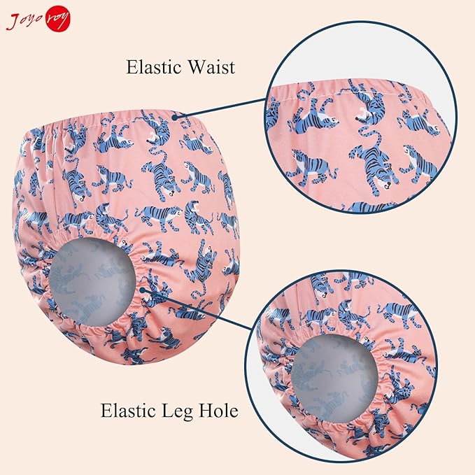 Joyoroy Diaper Covers for Girls Rubber Pants for Toddlers Plastic Diaper Covers 5T Toddler Plastic Training Pants Plastic Underwear Covers for Potty Training Rubber Training Pants for Toddlers