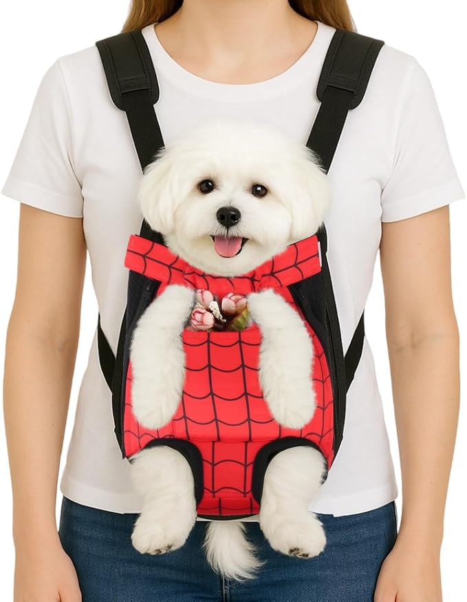 Dog Backpack Carrier, Front Pocket by Unknown