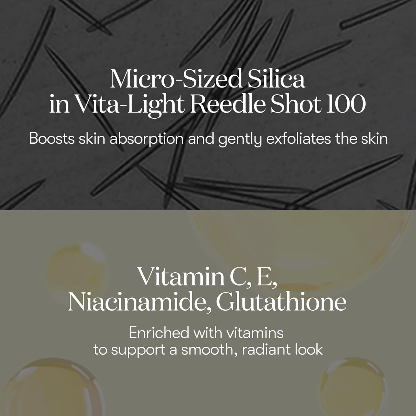 VT COSMETICS Vita-Light Reedle Shot 100 2-Step Hydrogel Mask(34.5gx4ea), Intensive Glowing, Exosome Glutathione Face Mask, Overnight Melting Mask, Korean Facial Mask