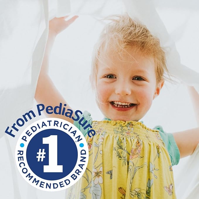 PediaSure Peptide 1.0 Cal, Peptide-Based Formula, Sole-Source Nutrition Drink for Tube Feeding or Oral Nutrition, Vanilla, 8-fl-oz Bottle, Pack of 24