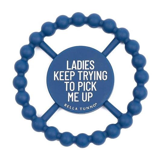 Baby Teether by Bella Tunno, Silicone Teethers for Babies 3-6 Months, 6-12 Months, Baby Toys, Pacifier, Teething Relief, Boys, Girls, Ladies Pick Me Up