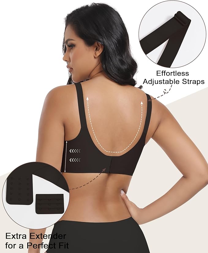 As Fairy Wireless Seamless Pumping Bra Hands Free Nursing Bra Wirefree Comfort Wearable Breast Pump Brass