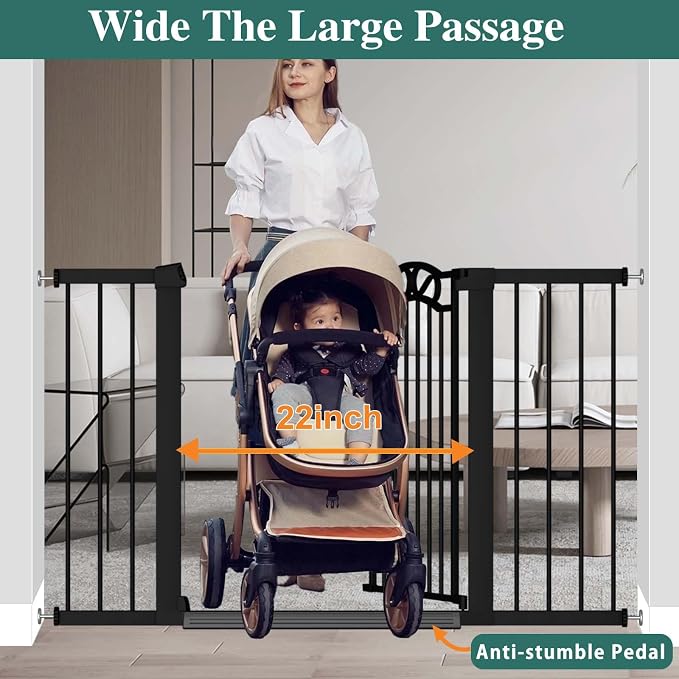 Fairy Baby 51.6"-54.3" Extra Wide Baby Gate - Image 5