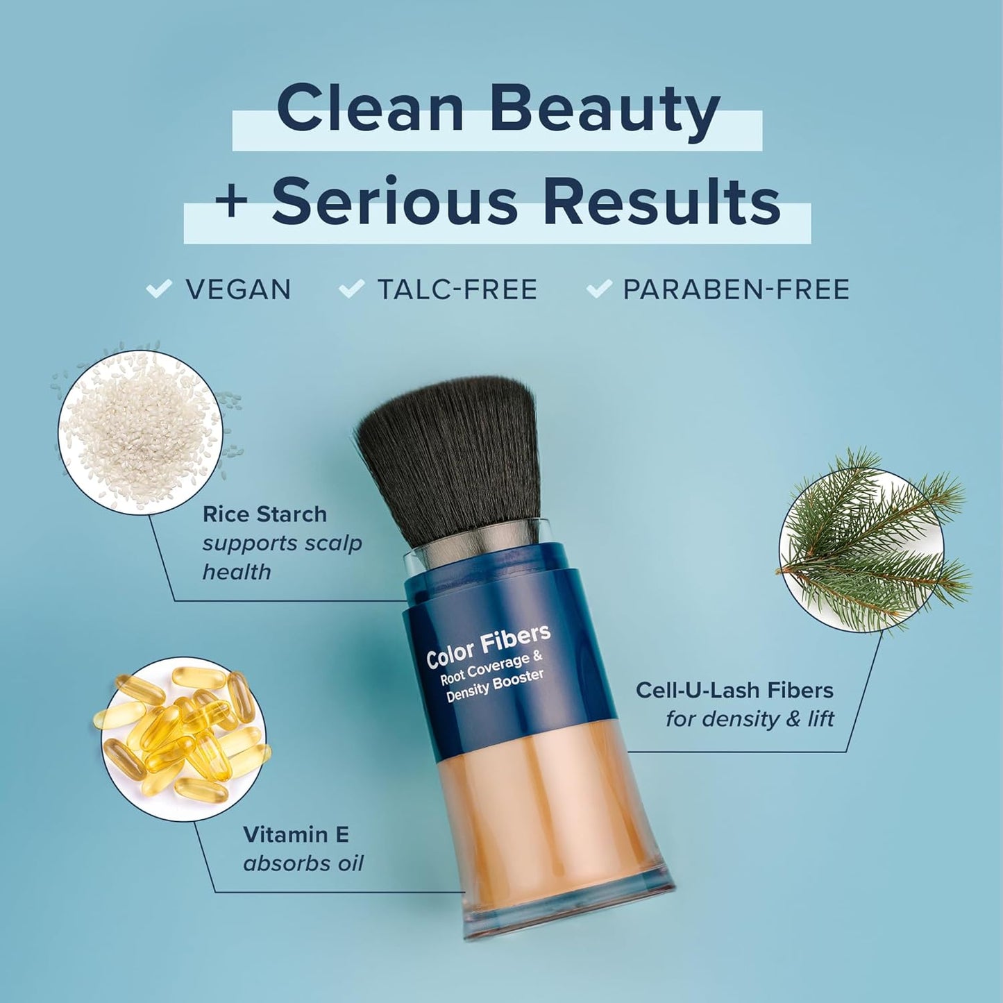 TRUHAIR Color Fibers Root Coverage & Density Booster | Quick-Apply Root Touch Up Hair Color | Natural Color Matching, Hair Cover up to Color Gray Roots - 11 Hair Colors Available (Gray)