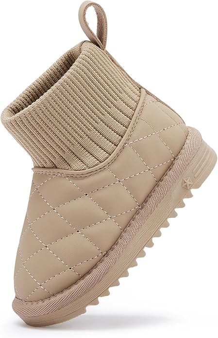 BMCiTYBM Girls Boys Snow Boots Warm Winter Fur Lined Baby Shoes (Infant/Toddler/Little Kid)