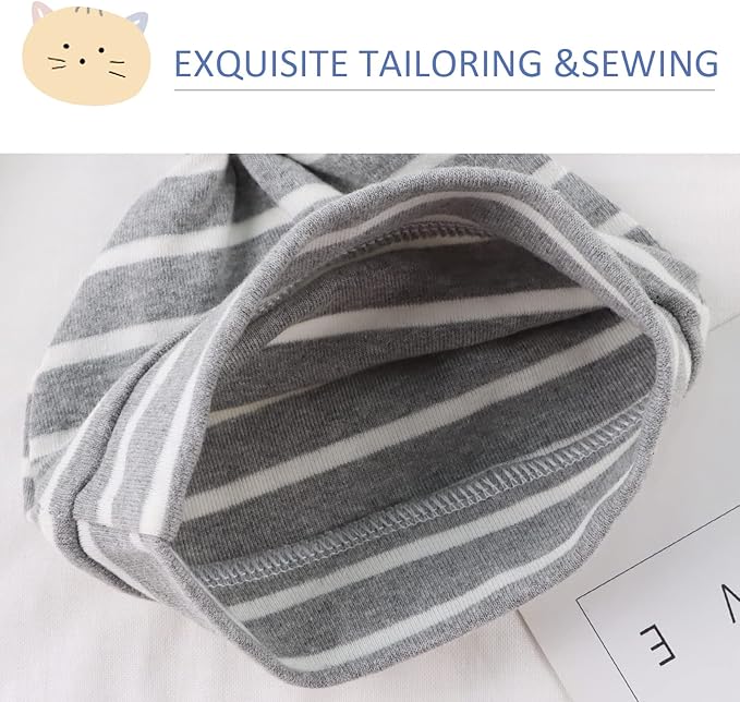 JANGANNSA Newborn Baby Hat Infant Baby Boys Beanie Top Knot Stretchy Hats for Girls 100% Organic Cotton