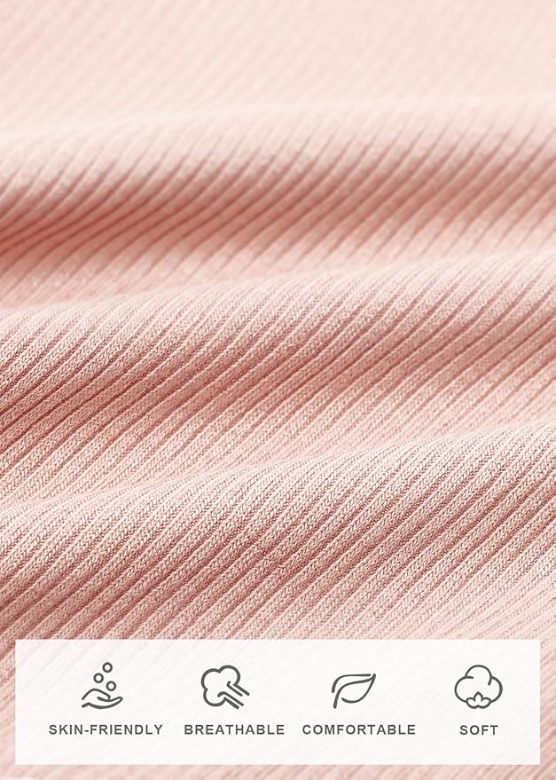 DRESHOW BQUBO 6 Pack Baby Newborn Hats Set for Unisex Infant Newborn Toddler Soft Beanie Hat for Boys Girls 0-24 Months