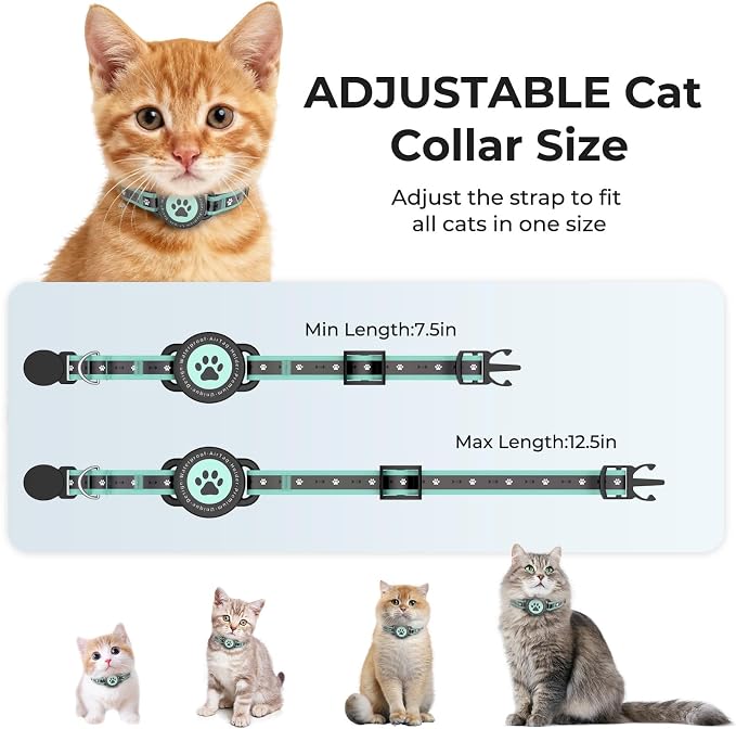 GPS Cat Tracker Collar, Smart Pet Activity Tracker, No Monthly Fee, Work - Image 6