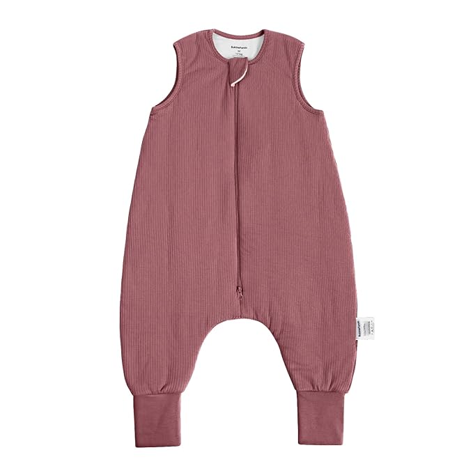 Rayon Made from Bamboo Toddler Sleep Sack with Feet 3t-4t 1.0 Tog Breathable Sleep Sack 36-48 Months Ultra Soft Baby Wearable Blanket with Legs Unisex Sleeping Bag with 2-Way Zipper
