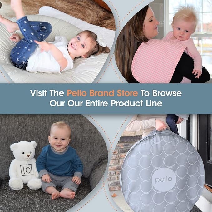 Pello Comfy Cradle Nursing Arm Cushion, for Breastfeeding and Bottle Feeding, Reversible Adjustable Nursing Cushion for Newborn. (Sadie/Light Pink)