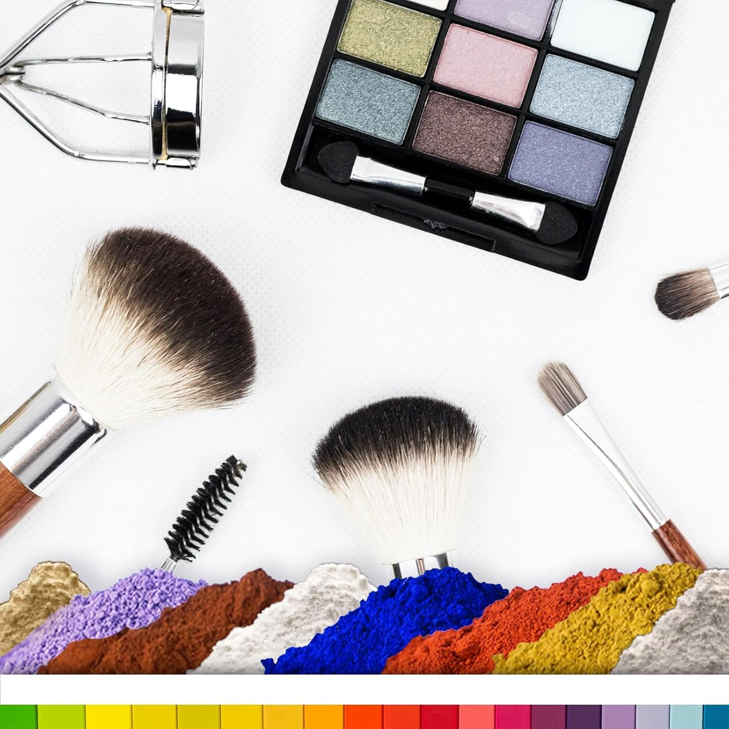 T-MILES 8-color Natural Cosmetics Pigment Set for DIY Eye Shadow Brow Powder Pressed Powder Sunscreen