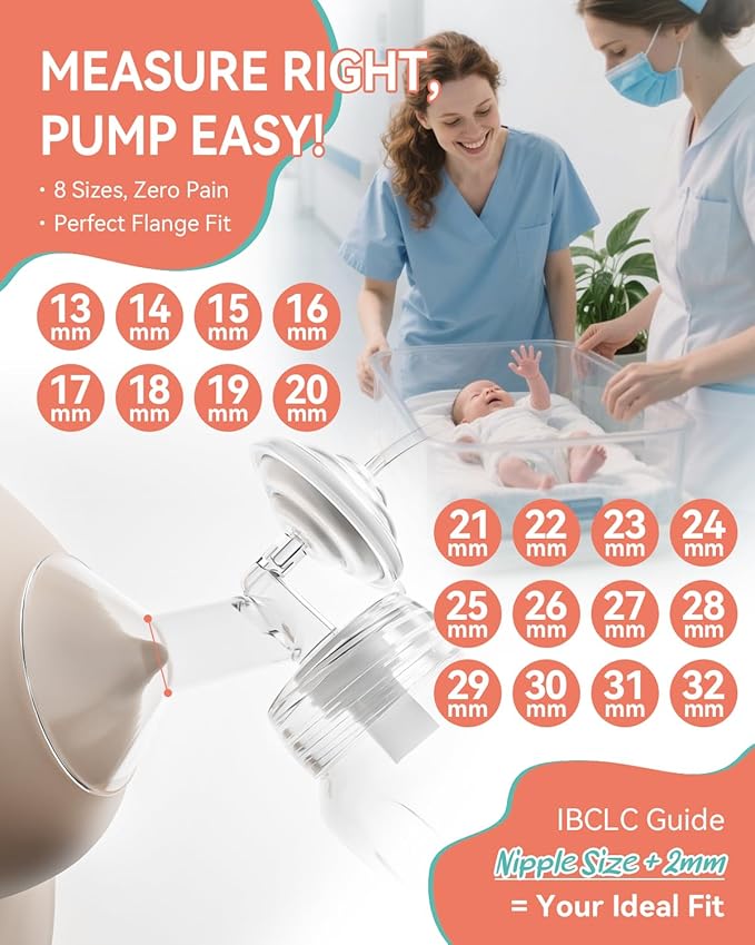 Breast Pump Parts Compatible with Spectra S1,S2,S9 Plus, Replacement Kit for Spectra Pump Parts 2PC Include 28 mm Flange, Duckbill Valve, Tube,Bottle, Backflow Protector, Not Original Accessories