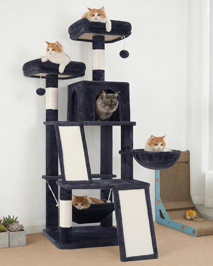 Multi-Level Cat Tree for Indoor Cats, Cat Tower - Image 9