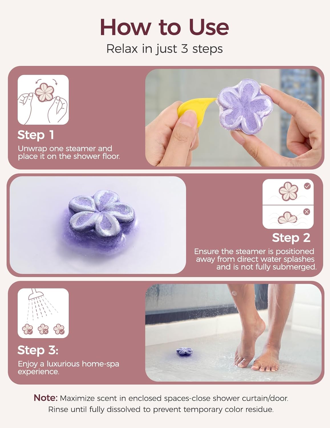 Momcozy Shower Steamers 14 Pack-7 Unique Shapes & Floral Scents, Long Lasting Fragrance, Gentle Formula, Perfect Travel & Gift Idea for Home Spa Relaxation