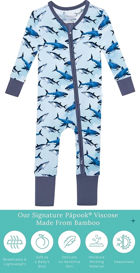 Posh Peanut Convertible Baby Sleepers - Girls Footless Baby Pajamas with 2 Way Zipper for Easy Diaper Changes