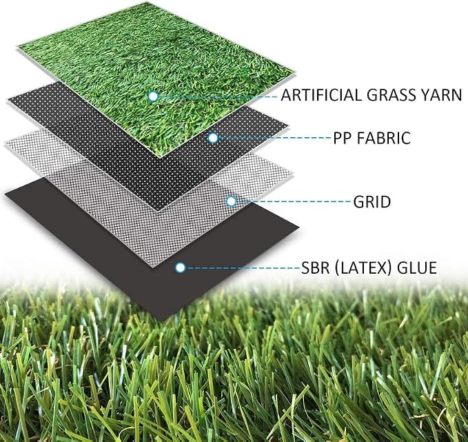 ALTRUISTIC Artificial Grass 3FTX84FT, Realistic Fake Grass Deluxe Turf - Image 3