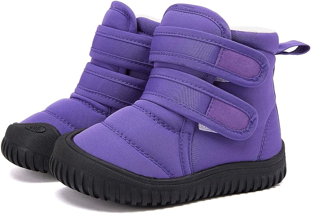 BMCiTYBM Toddler Baby Snow Boots Winter Shoes Boys Girls Cold Weather Baby Faux Fur Shoes