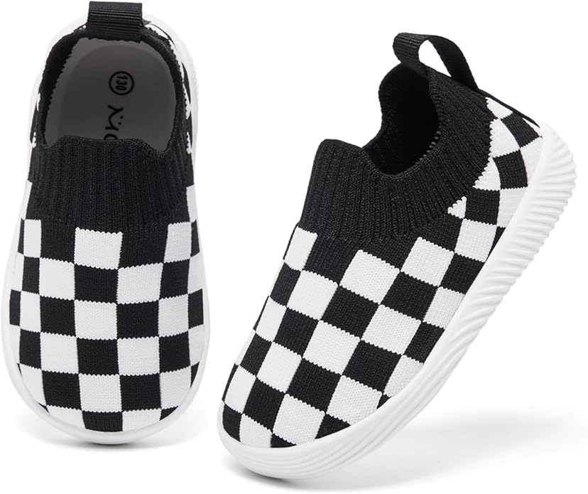 MORENDL Baby Toddler Walking Socks Non-Slip Breathable Unisex Casual Sneakers