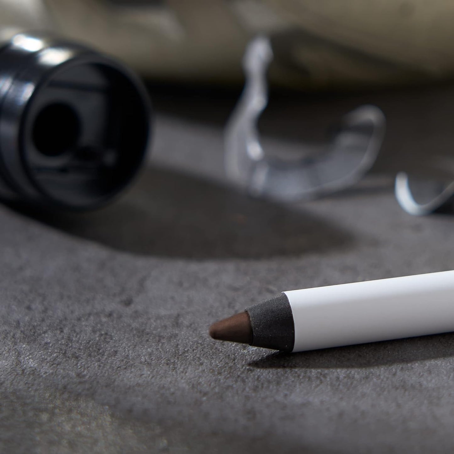 Julep Makeup Pencil Sharpener (Torpedo) + When Pencil Met Gel Sharpenable Multi-Use Longwear Eyeliner, Rich Brown