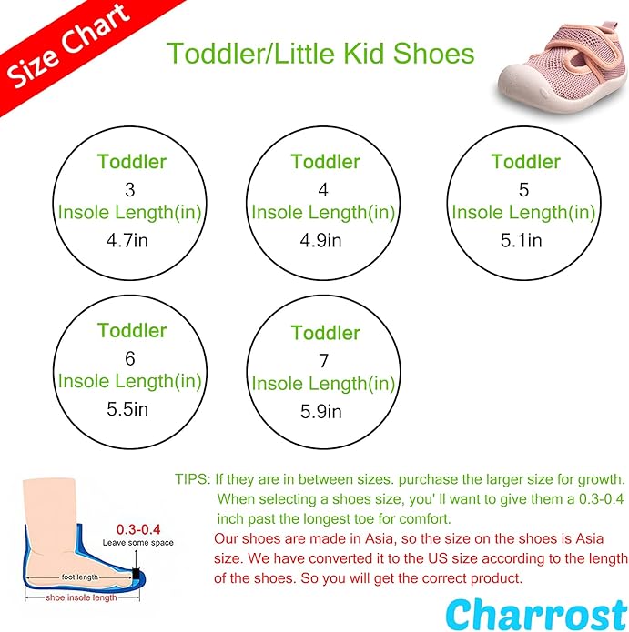 Baby First-Walking Shoes 1-4 Years Kid Shoes Trainers Toddler Infant Boys Girls Soft Sole Non Slip Cotton Canvas Mesh Breathable Lightweight TPR Material Slip-on Sneakers Outdoor