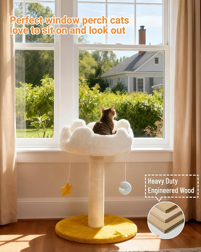 Happi N Pets Cloud Cat Tree, Cat Scratching Post - Image 5
