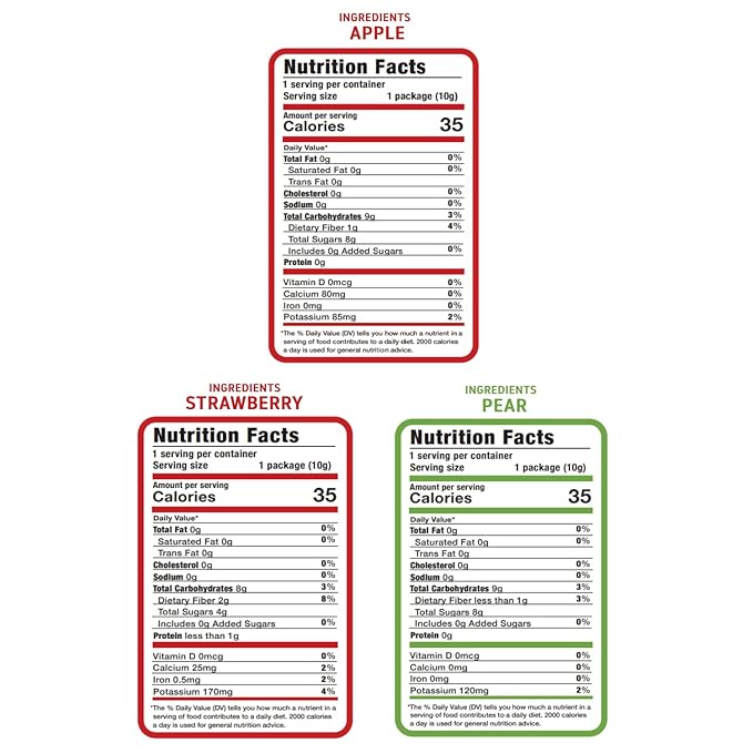 Nature’s Turn Freeze-Dried Fruit Crisps –Healthy, Gluten-Free,Crispy & Delicious,Plant-Based Snack,Ideal for Cereal, Smoothies, School Lunches,& On-the-Go,Lunchbox Snack Variety Bags of 30 (0.35 oz Each)