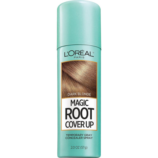 L'Oreal Paris Magic Root Cover Up Gray Concealer Spray Dark Blonde 2 oz.(Packaging May Vary)