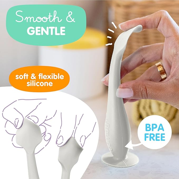 Bumco Diaper Cream Spatula - BPA-Free Diaper Bag Essentials, Soft Butt Spatula Baby, Mom-Invented Butt Paste Spatula, Bumco Diaper Cream Spatula, Flexible Diaper Cream Applicator, Bumco Baby Bum Brush