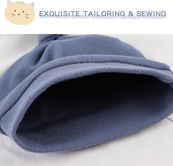 JANGANNSA Newborn Baby Hat Infant Baby Boys Beanie Top Knot Stretchy Hats for Girls 100% Organic Cotton