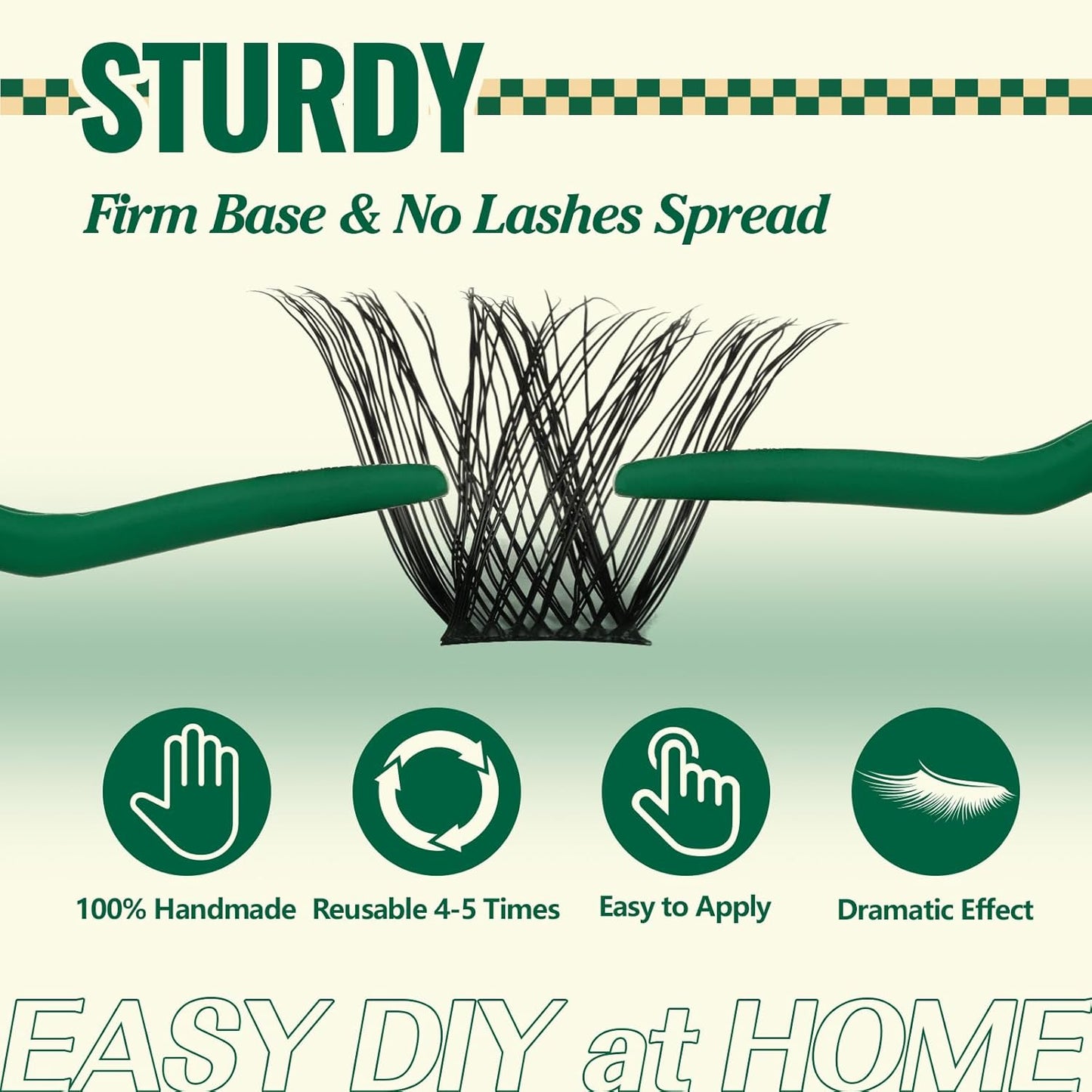 Lash Clusters 96pcs Eyelash Clusters D Curl 18-24MIX Cluster Lashes KEYYOU Volume Wispy Lash Extension Soft&Comfortable Easy DIY at Home(Y01,D-18-24MIX)