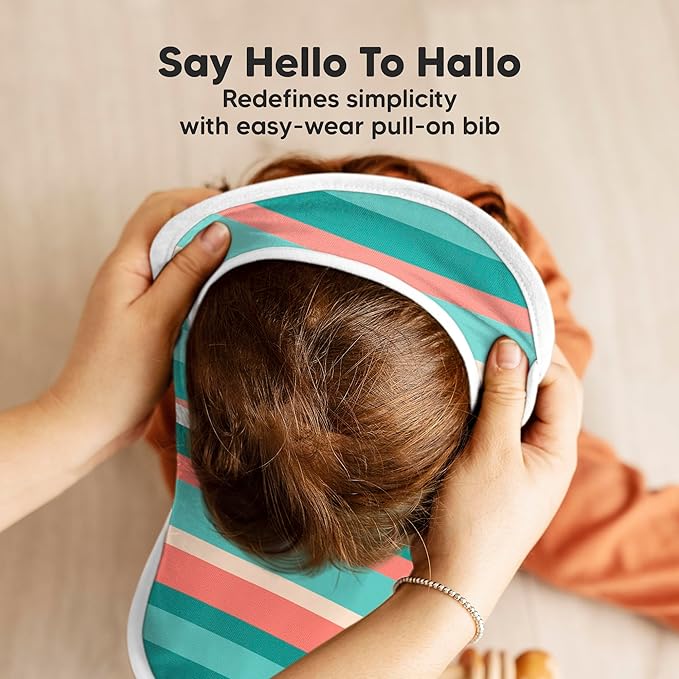 8-Pack Baby Bibs for Boys, Girls - Pullover Bibs for Drooling Teething Baby Girl & Boy Toddler, Newborn, Soft & Absorbent, Cute Colors, Large Torso Coverage Keep Infant Clean & Dry (Wildscape)