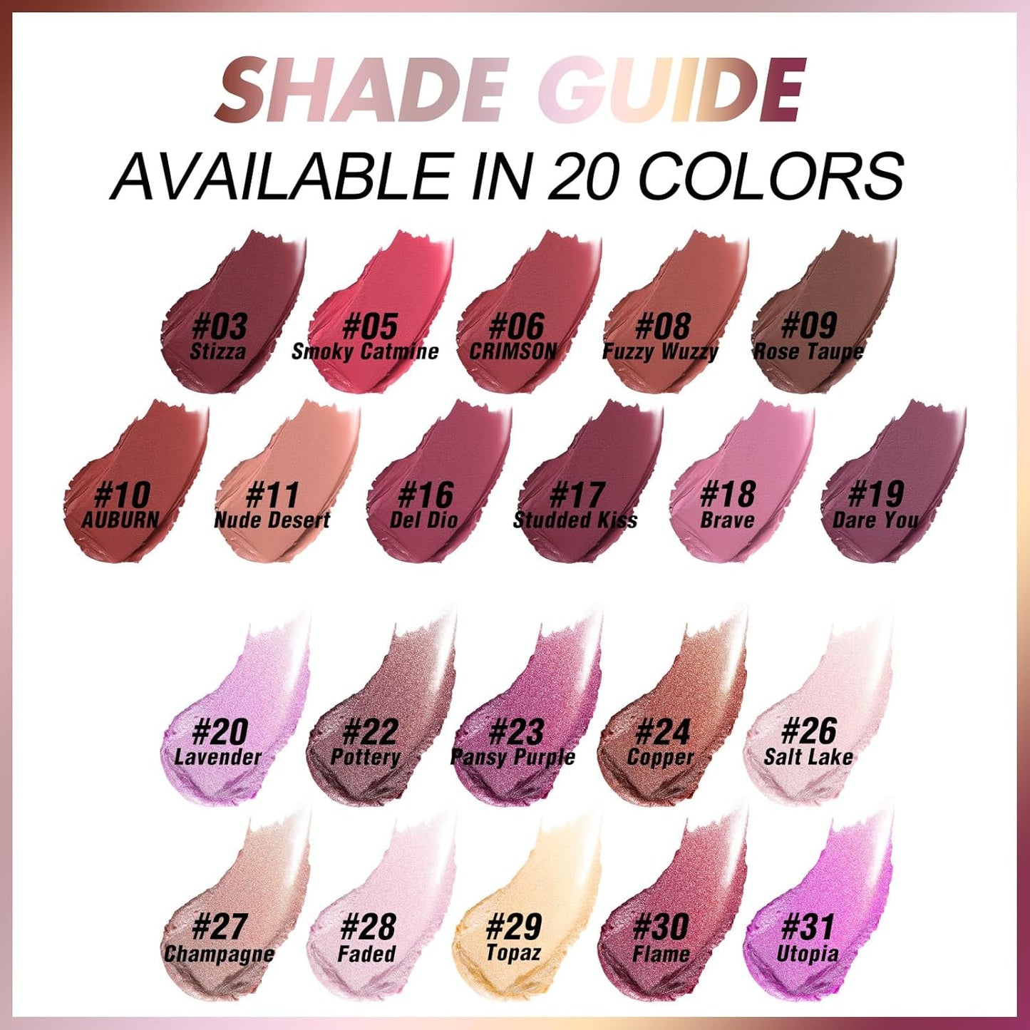 FOCALLURE Ultra Chic Matte Lipstick,Rich Vitamin E Lip Crayon,Lightweight Matte Color without Drying or Fading,Long Lasting Waterproof Lips Makeup,NUDE DESERT