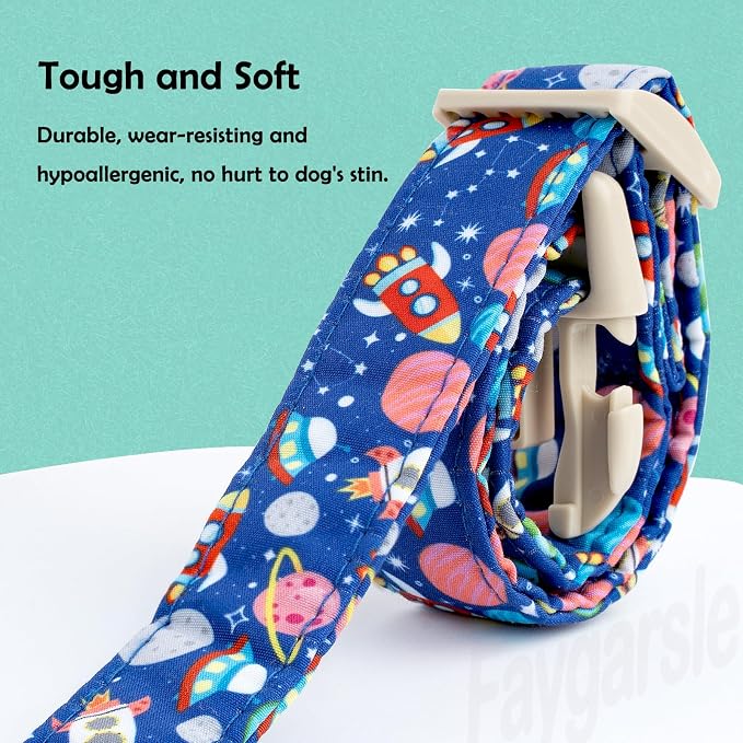 Faygarsle Space Theme Dog Collar - Image 3