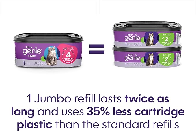 Litter Genie Refill Bags | Jumbo 6-Pack | Up to 4 Months of Supply in 1 - Image 6