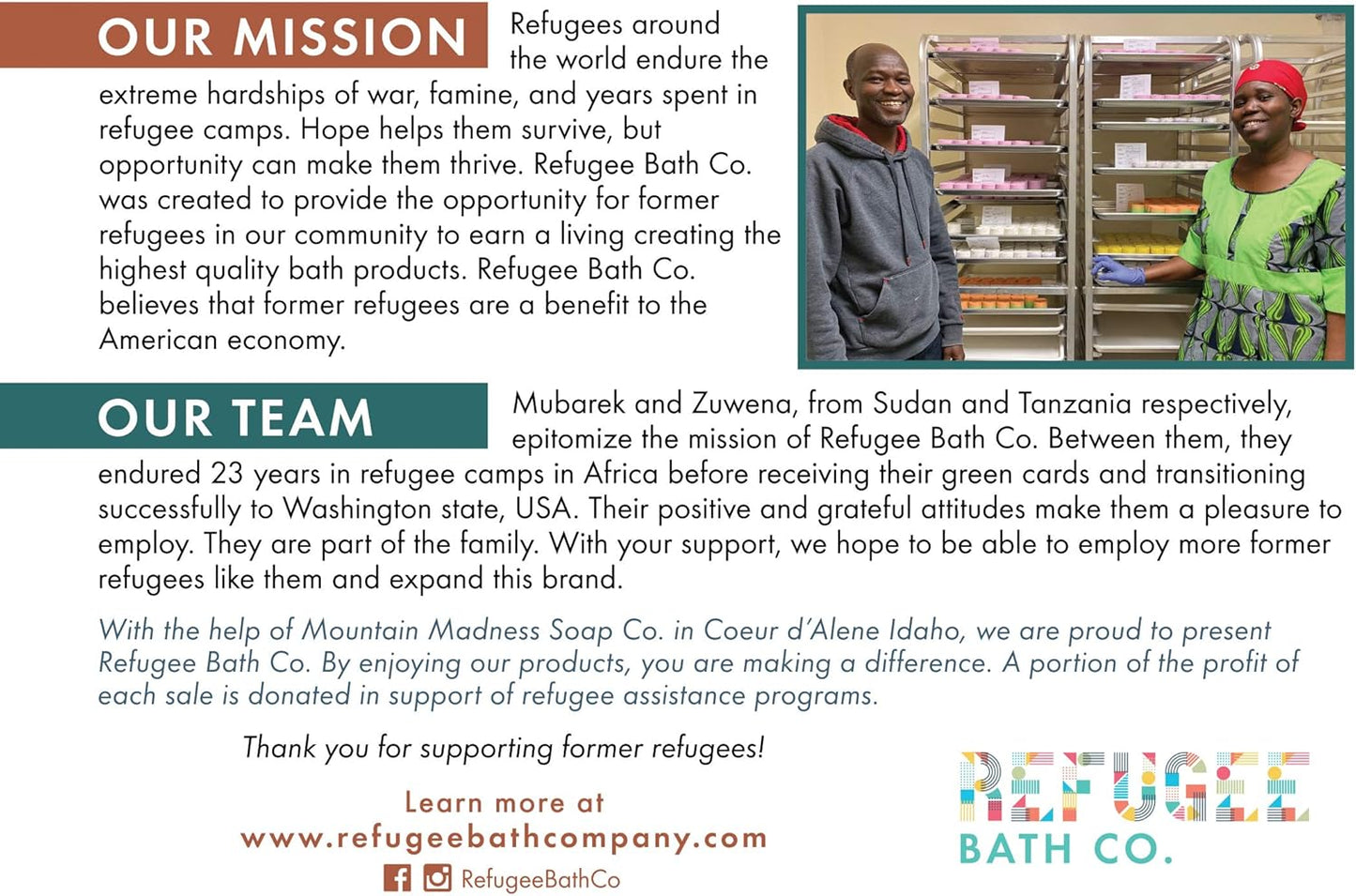 Mens Variety Bath Bombs, 2.5 oz Each, Cocoa Butter and Plant Based Ingredients, Vegan, Support Refugee Employment in The USA, Made in The USA