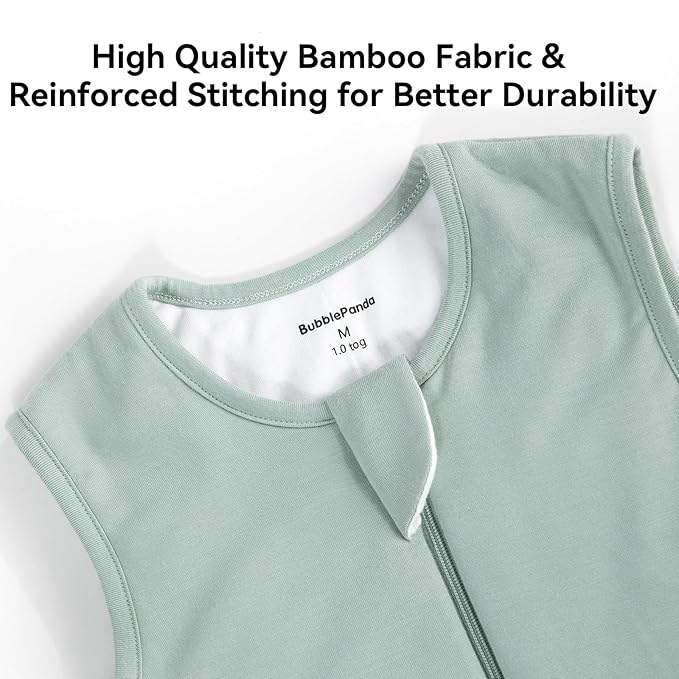 Rayon Made from Bamboo Toddler Sleep Sack with Feet 24-36 Months 1.0 Tog Ultra Soft Toddler Sleeping Sack 2t-3t Sleep Bag Walker Quilted Wearable Blanket with Legs 2-Way Zipper Lightweight