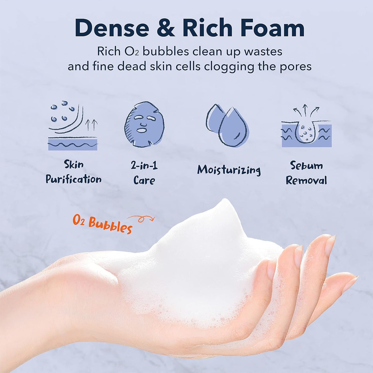 Purederm Deep Purifying Pink O2 Bubble Mask Peach (5 Pack) – Bubble Face Sheet Mask for Purifying & Moisturizing