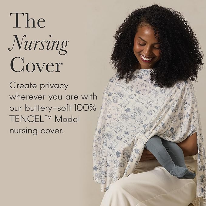 Solly Baby Nursing Cover, Ultra-Breathable, Lightweight Breastfeeding Cover-Up, Buttery-Soft Fabric, Universal Fit, Postpartum Essentials, Newborn Must Haves, Basil