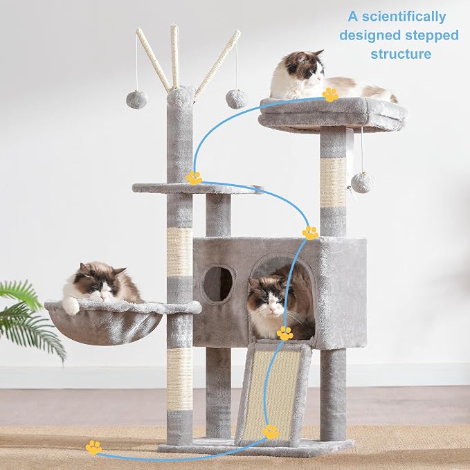 Hey-brother Cat Tree Tower, Scratching Posts - Image 3