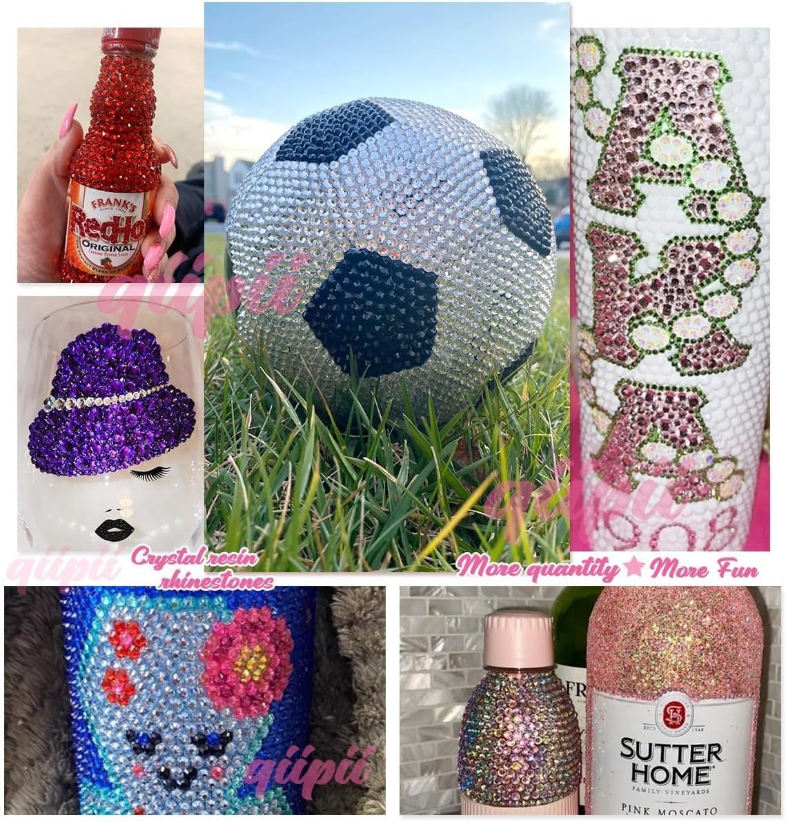 16000PCS Metallic Silver Resin Rhinestones for Crafting 3mm 4mm 5mm Flatback Stones No-Hotfix Mine Silver Diamonds Crystals Gems Charms for Nails Face Eyes Makeup Tumblers Bottles Crafts Clothes Shoes