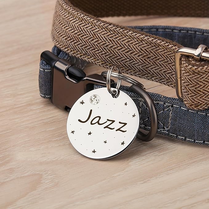 Anavia Small Size Dog Cat ID Tags, Small/XS Personalized Color Plated Stainless - Image 5