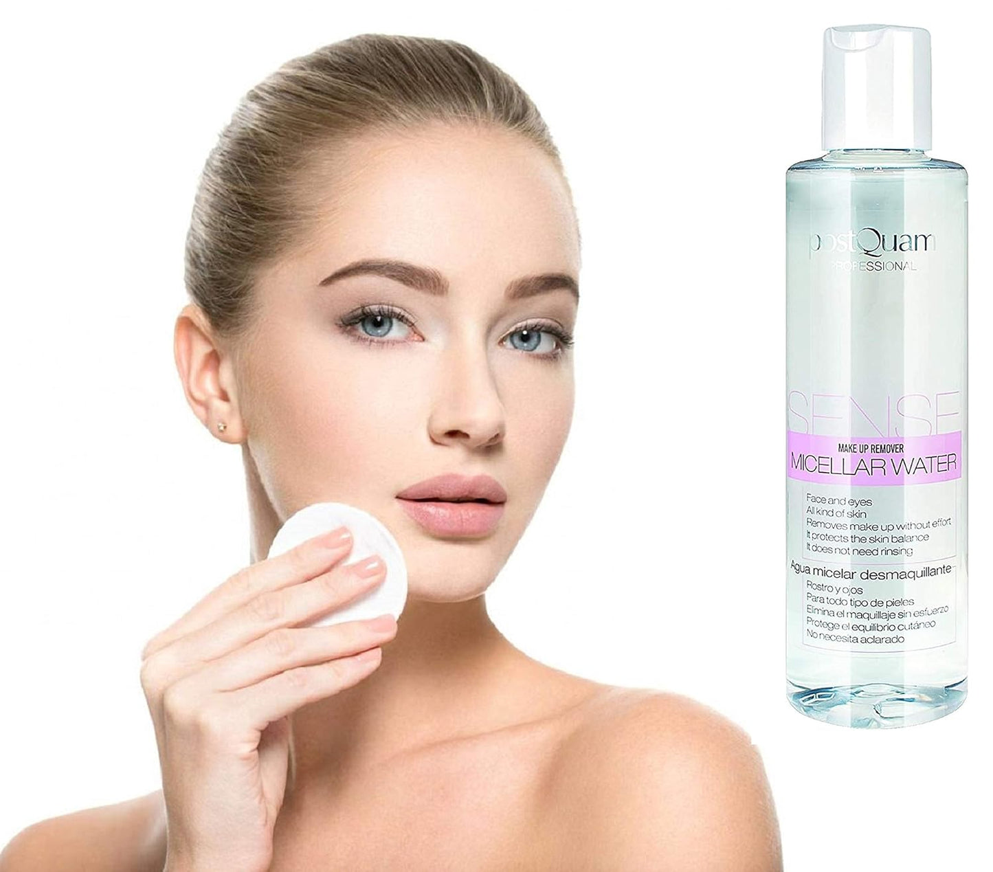 POSTQUAM Professional Sense Cleansing Facial Micellar Water 200ml - Provides An Immediate Sense Of Comfort - Fresh Lotion For Cleansing And Removing Make-Up Residue – Skin Moisturizer