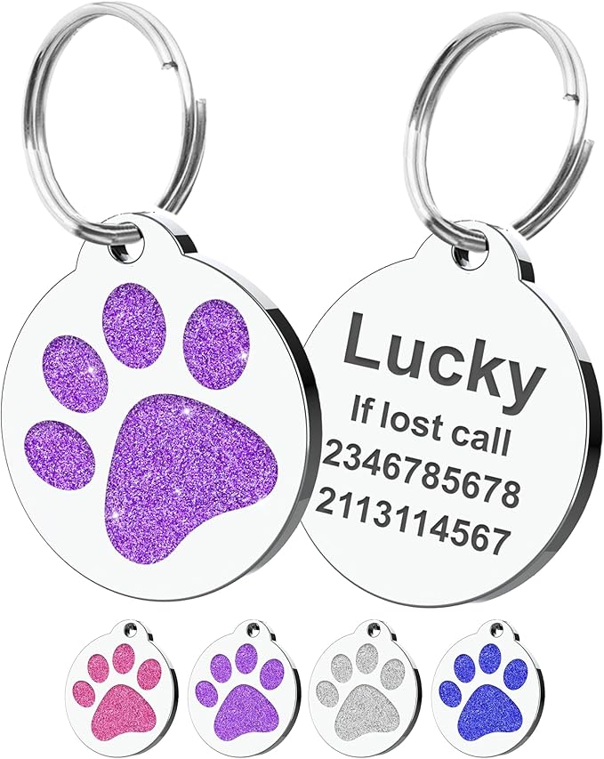 Dog Tags Personalized for Pets Dog Name Tags Personalized Dog Tag Engraved by EDSG