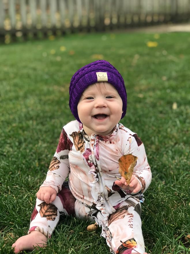 Funky Junque Baby Winter Hat – Cute Newborn Hats, Cozy Warm Infant Beanie, Soft Knit Stocking Stuffer for Babies 0–12 Months