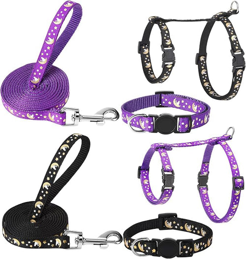 2 Pack Cat Harness and Leash by Guiqulai