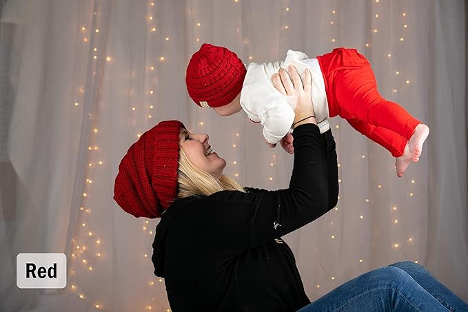 Funky Junque Baby Winter Hat – Cute Newborn Hats, Cozy Warm Infant Beanie, Soft Knit Stocking Stuffer for Babies 0–12 Months