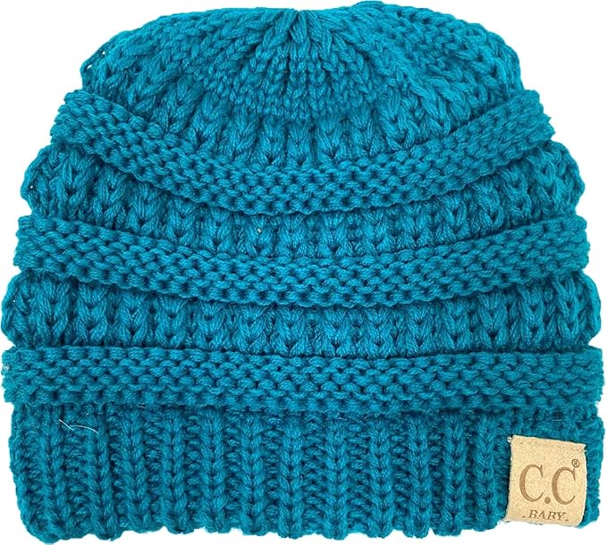 Funky Junque Baby Winter Hat – Cute Newborn Hats, Cozy Warm Infant Beanie, Soft Knit Stocking Stuffer for Babies 0–12 Months
