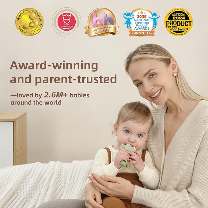 Moonkie Baby Fruit Feeder with Freezer Tray, BPA Free Silicone Food Feeder for Infant Self Feeding, Breastmilk Popsicle Molds, Mesh Feeder with Two Pouches, Baby Shower Gifts 4 Months+, 1 Pack